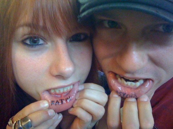 Although the lip tattoo is known to not last very long and as of right now